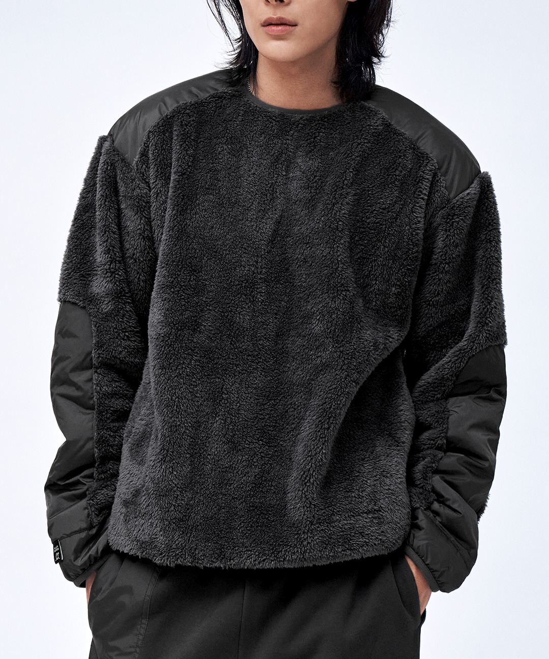 Cozy Fleece Sweatshirt (black)