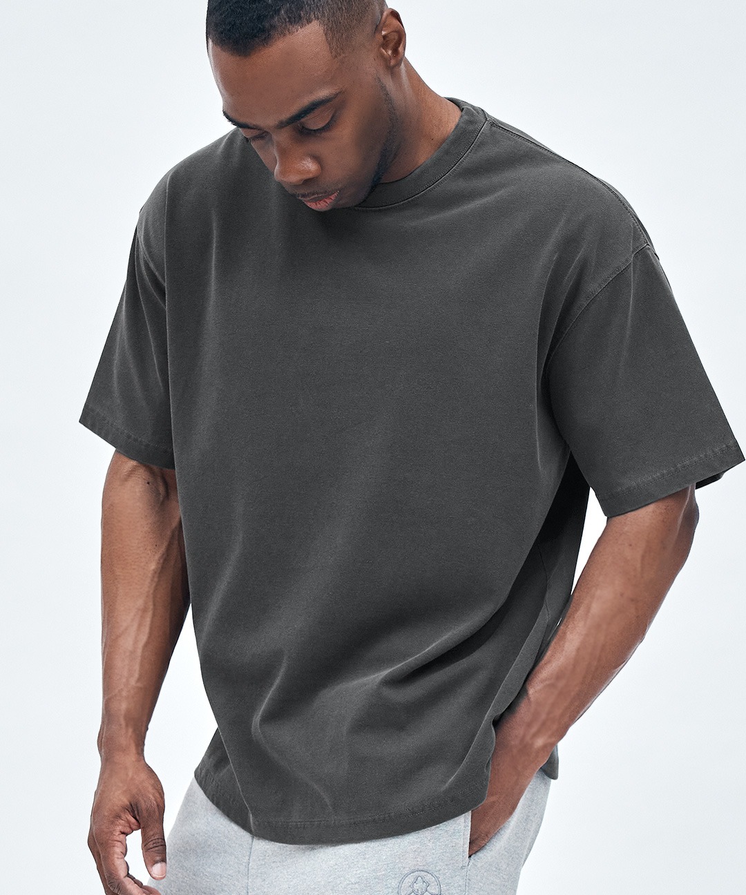 24SS Pigment short-sleeved T-shirt (black)
